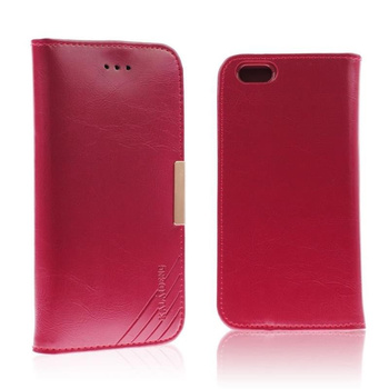 Kalaideng etui Royale iPhone 6 czerwony skóra naturalna