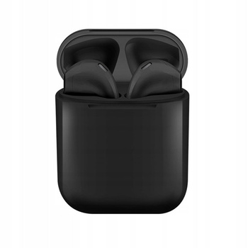 Słuchawki BT TWS i12 + power bank czarny