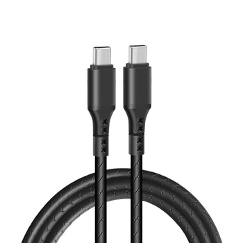 Kabel usb 2xusb Typ C Power Delivery 1.5m czarny Ampere