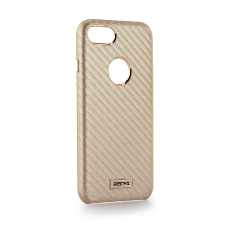 Etui Remax Carbon iPhone 7 złote