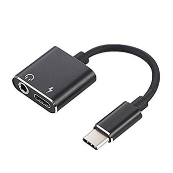 Adapter audio Typ C na jack 3,5mm + ładowanie