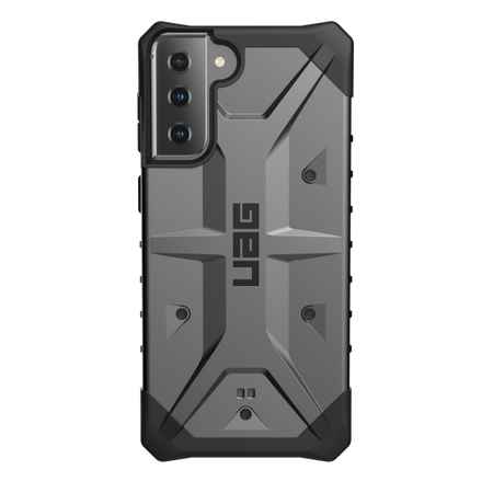 Etui UAG Pathfinder do Samsung S21+ srebrne