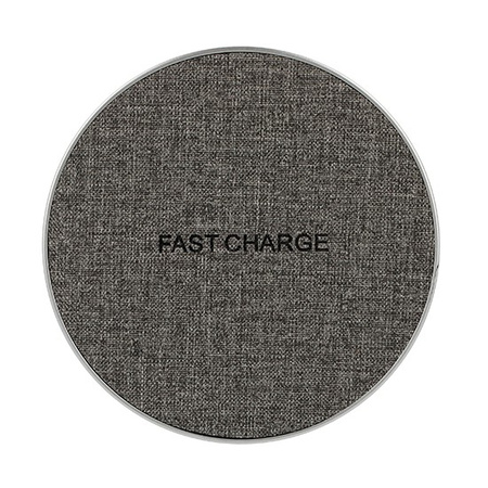 Ładowarka indukcyjna QI Fast Charge FC02 szara / min.2A