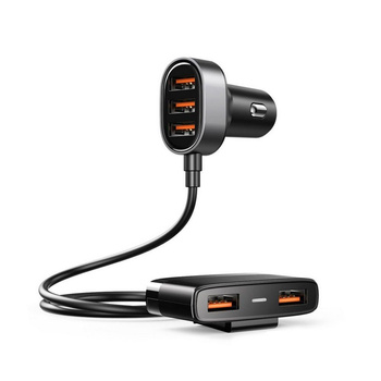 Joyroom ładowarka samochodowa 5xUSB 6.2A JR-CL03 z przewodem 1.5m