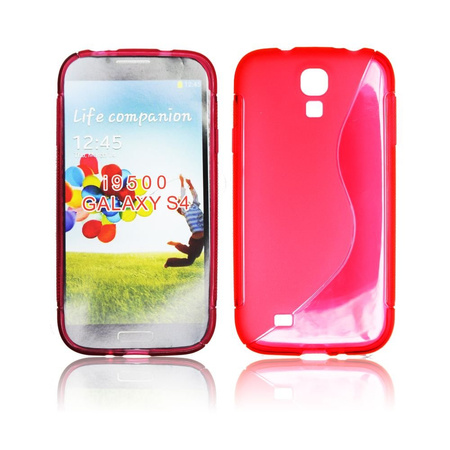 Futerał Back Case Samsung i9500 wzór S Galaxy S4 czerwony