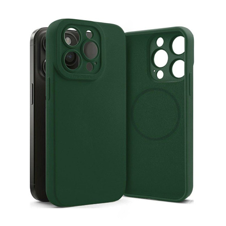 Etui Soft Pro z Magsafe iPhone 12 Pro zielone