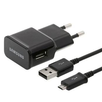 Ładowarka sieciowa Samsung micro usb 2A EP-TA20EBE + kabel usb czarna BOX / FC
