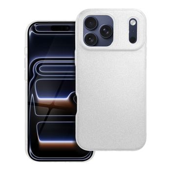 Etui BLING iPhone 17 Pro srebrne (pełne)