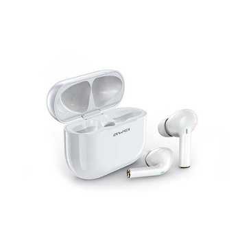 Awei T29 słuchawki bezprzewodowe bluetooth 5.0 + stacja dokująca białe