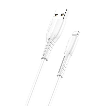 USAMS kabel iPhone - lightning biały 100cm 2A