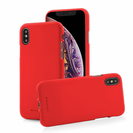 Etui Mercury Soft Samsung A72 5G czerwony