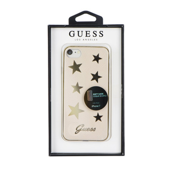 Etui Guess iPhone 7/8 beżowe GUHCP7STABE