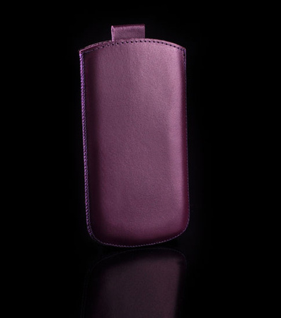Kieszonka Special Samsung A5 śliwkowa 100% włoska skóra