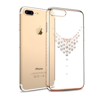 Etui KINGXBAR iPhone 7 Starry Sky Dew gold frame