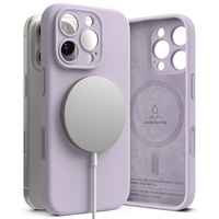 Ringke Silicone z magsafe iPhone 16 Pro light purple