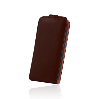 Kabura pionowa SLIM Flexi Samsung G360F Galaxy Core Prime brązowa