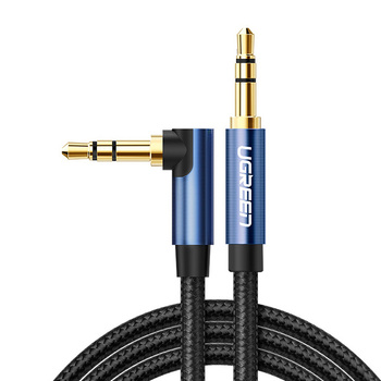 Ugreen kabel Aux jednostronnie kątowy jack 3.5mm 1metr