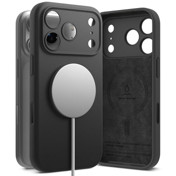 Ringke Silicone z magsafe iPhone 17 Pro Max black