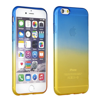 Etui Ombre iPhone 7 Plus 5,5" niebiesko- złote