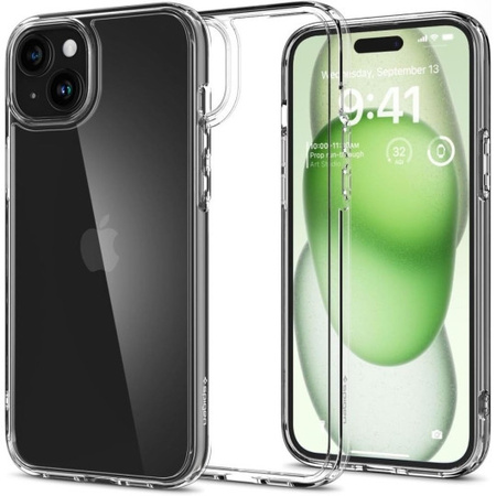 Spigen Ultra Hybrid iPhone 15 Plus crystal clear