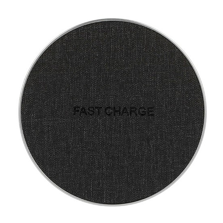 Ładowarka indukcyjna QI Fast Charge FC02 czarna / min.2A