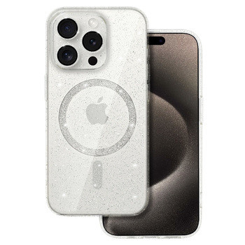 Etui Glitter z MagSafe iPhone 14 Pro clear