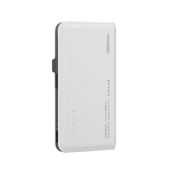 Power Bank 12000mAh biały