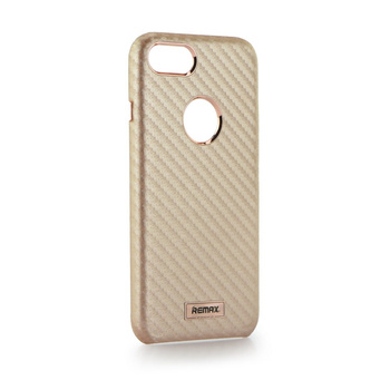Etui Remax Carbon iPhone 7 złote