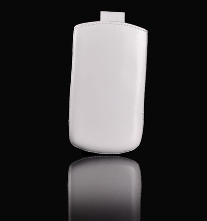 Kieszonka Special Samsung S3 biała 100% włoska skóra