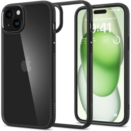 Spigen Ultra Hybrid iPhone 15 Plus matte black