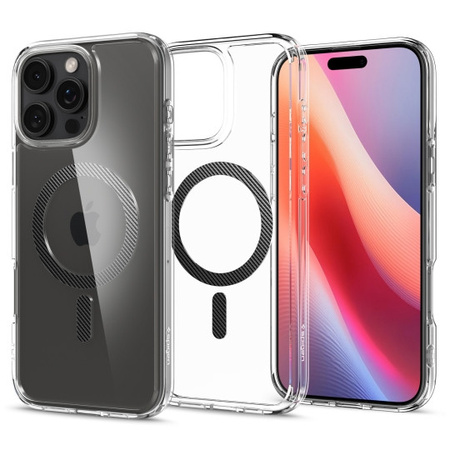 Spigen Ultra Hybrid z MagSafe iPhone 16 Pro Max carbon fiber