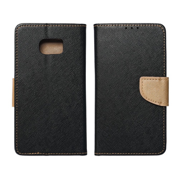 Kabura Book Fancy Samsung A35 czarno- złota