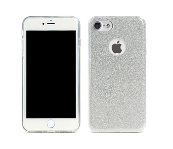 Etui Remax Glitter iPhone 7 srebrny