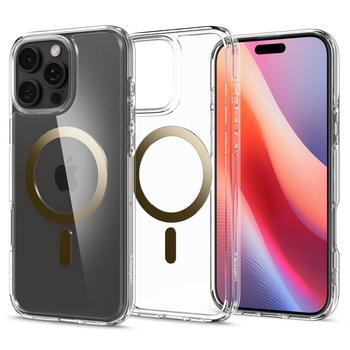 Spigen Ultra Hybrid z MagSafe iPhone 16 Pro gold