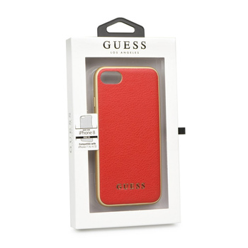 Etui Guess iPhone 7/8 czerwony GUHCP7IGLRE