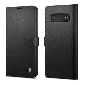 Spigen Wallet La Manon Saffiano Samsung S10 black