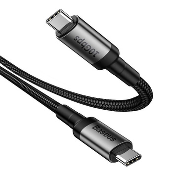 Baseus kabel Cafule 2xusb typ C Power Delivery czarny 100W / 4K 100cm