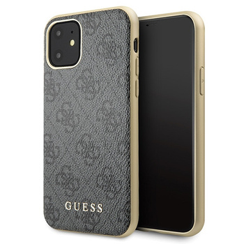 Etui Guess iPhone 11 szary hard case 4G Collection GUHCN61G4GG