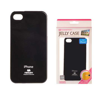 Etui Mercury Jelly iPhone 4 4S czarny