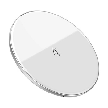 Baseus ładowarka indukcyjna Simple 15W srebrna
