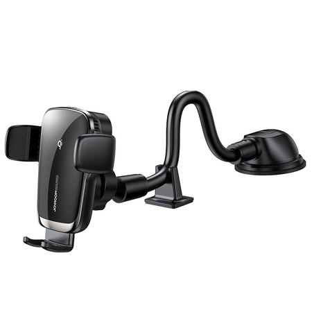 Uchwyt samochodowy Joyroom JR-ZS248 automatyczny z ładowaniem bezprzewodowym Quick Charge 15W mocowany na kokpit na długim ramie