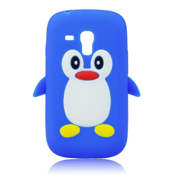 Futerał silikonowy 3D Samsung i9300 S3 Pingwin czarny
