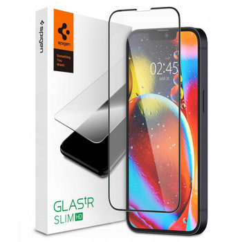 Spigen szkło hartowane FC iPhone 13 mini black*