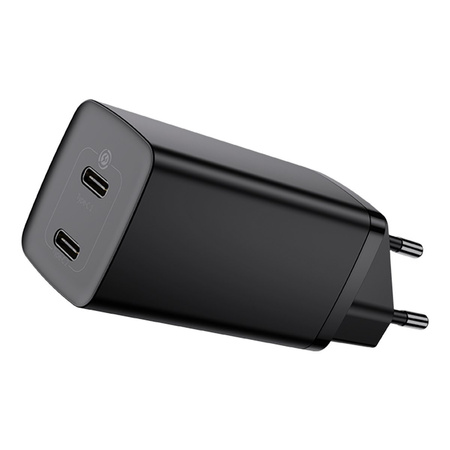 Baseus ładowarka sieciowa GaN2 Lite 2 x usb PD QC 65W czarna