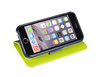 Kabura Book Fancy Samsung i9500 S4 limonkowo-granatowa