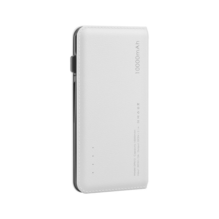 Power Bank 10000mAh biały