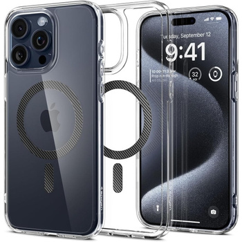 Spigen Ultra Hybrid z MagSage iPhone 15 Pro Max Carbon Fiber