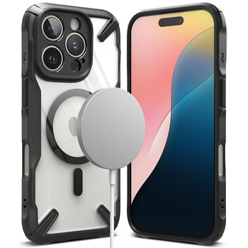 Ringke Fusion X iPhone 16 Pro Max z magsafe black