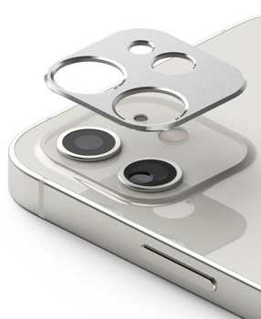 Ringke ochronna nakładka na tylni aparat iPhone 12 srebrna