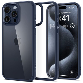 Spigen Ultra Hybrid iPhone 15 Pro Max navy blue
